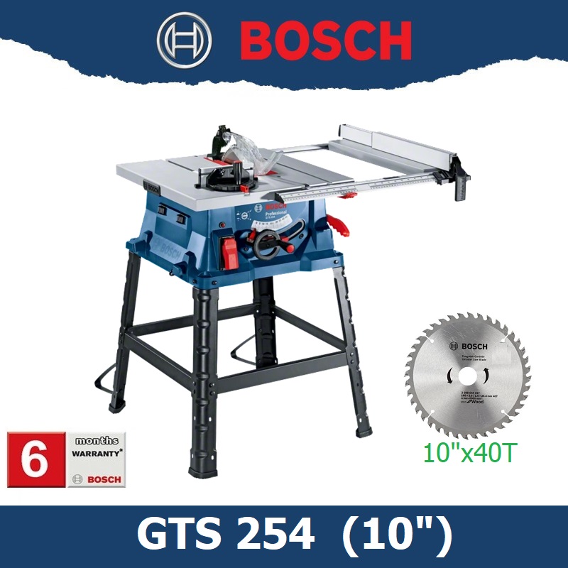 โต๊ะเลื่อยวงเดือน10" GTS254 BOSCH