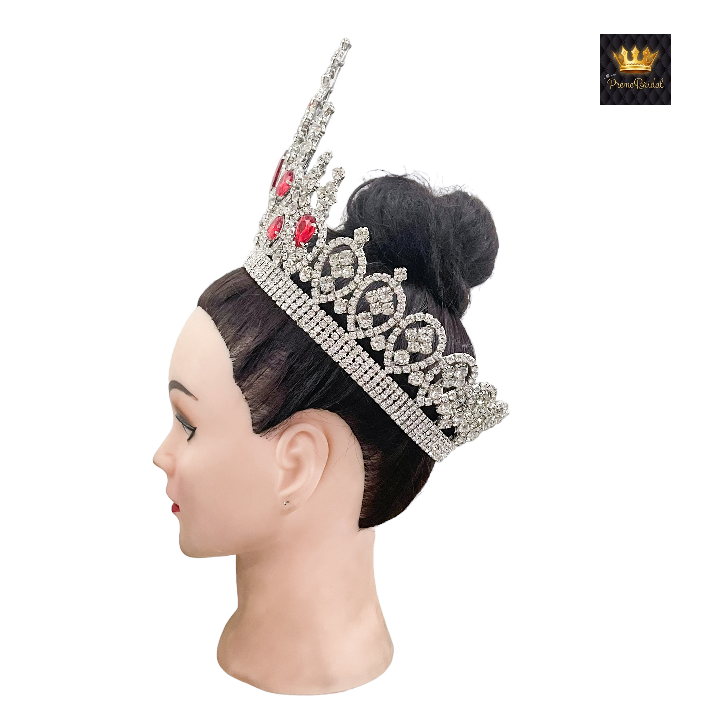 (พร้อมส่งจากไทย) มงกุฏ 108 สีแดง มงกุฎนางงาม มงกุฎเพชร มงกุฎประกวด สินค้าพร้อมส่ง ไม่ต้องรอนาน งานพรีเมี่ยม