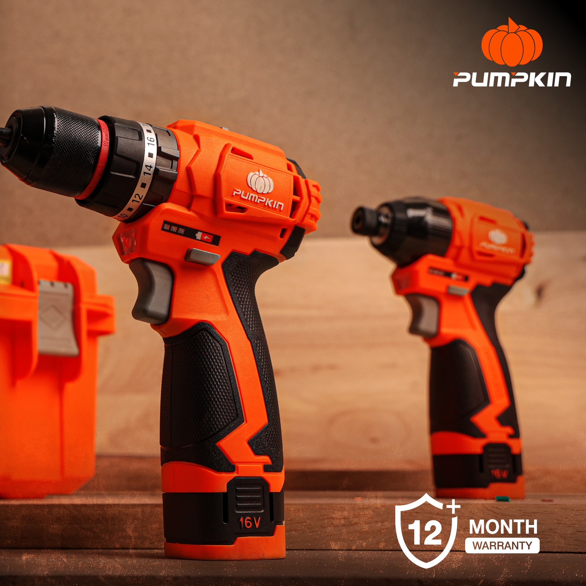 คอมโบ้ชุดสว่าน16V XT-16IMDID-202CK PUMPKIN 50438