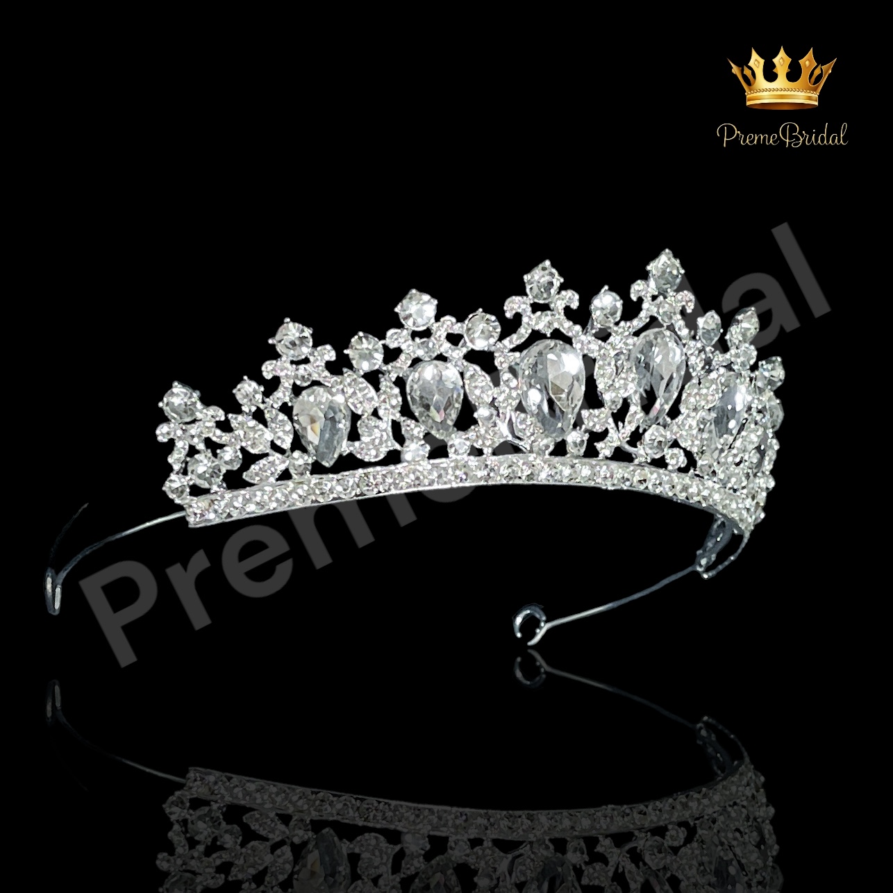 (พร้อมส่ง) เทียร่า 421 มงกุฎเพชร งานเจ้าสาว ครึ่งหัว งานสวย ปราณีต QCเพชรทุกเม็ด สินค้าพร้อมส่งจากไทย