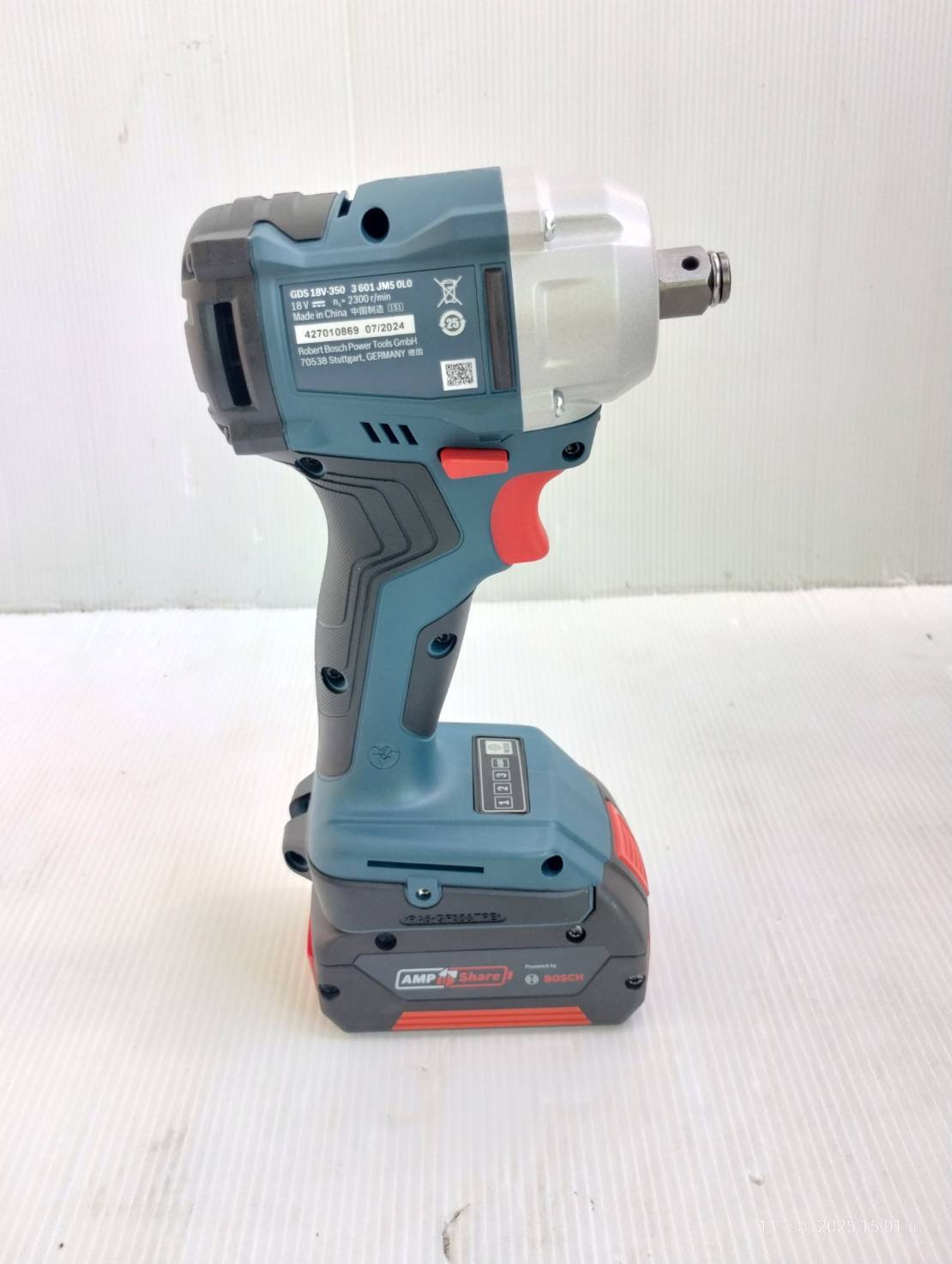 บล็อกไร้สาย1/2 GDS18V-350 BOSCH KIT