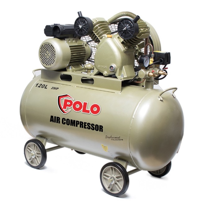 ปั้มลมสายพาน120ลิตร 2HP SGJ2051A-120 POLO