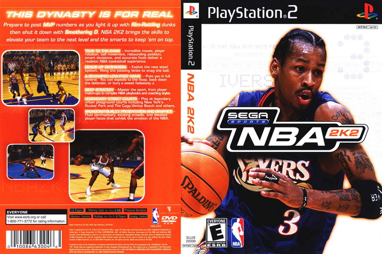NBA 2K2 [US : DVD5 1 Disc]