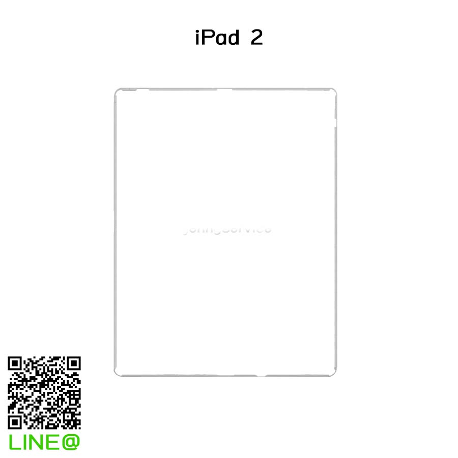 ขอบทัชสกรีน iPad 2