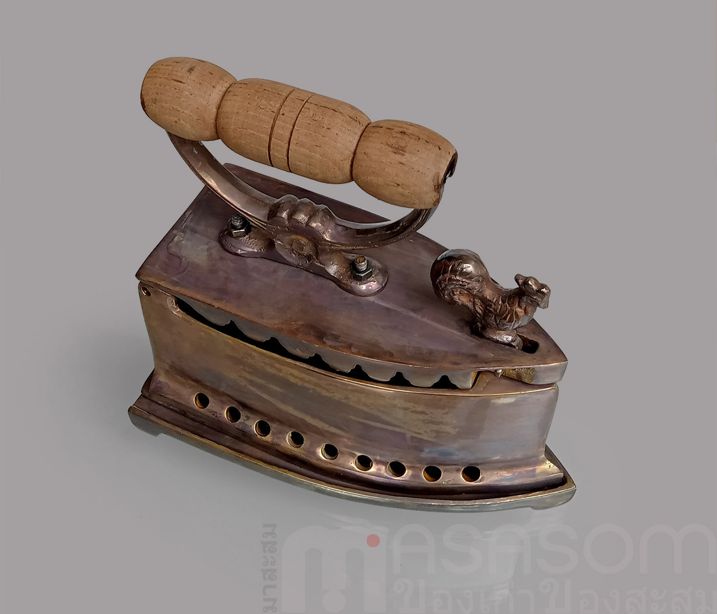 เตารีดทองเหลืองหัวไก่ 9 นิ้ว