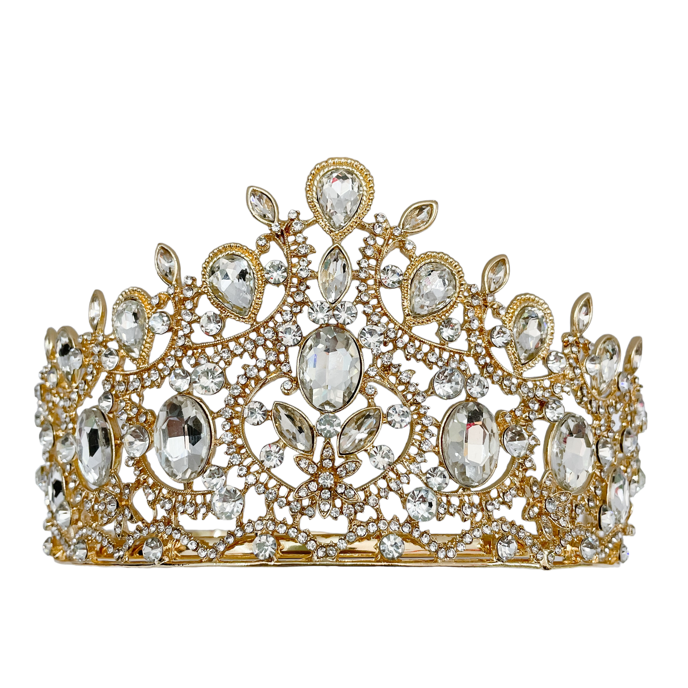 (พร้อมส่งจากไทย) มงกุฏ 105 สีทอง มงกุฎนางงาม มงกุฎเพชร มงกุฎประกวด สินค้าพร้อมส่ง ไม่ต้องรอนาน งานพรีเมี่ยม