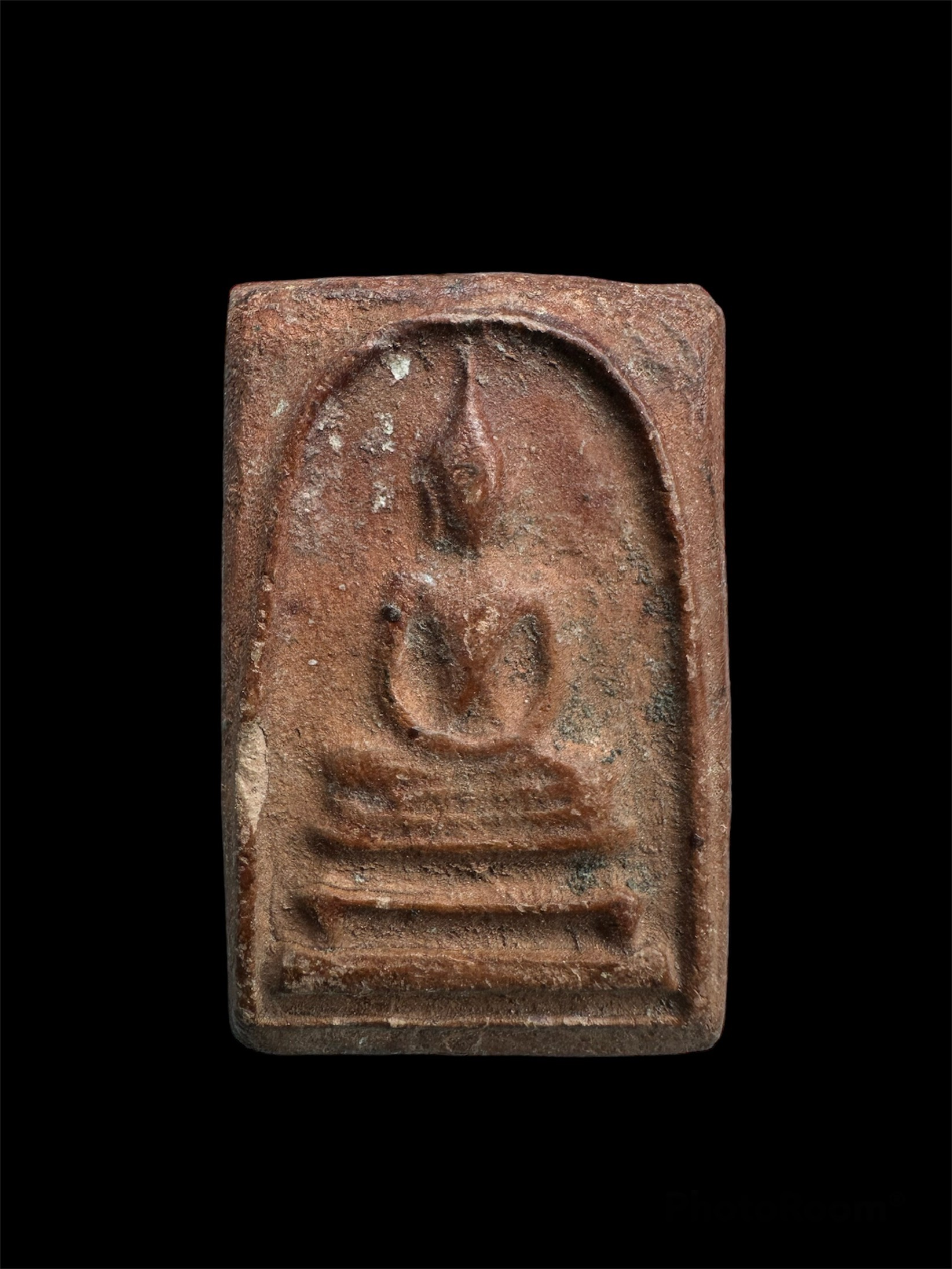 พระสมเด็จหลวงพ่อทาบ วัดกระบกขึ้นผึ้ง จ.ระยอง เนื้อดินเผา สุดยอดเมตตามหาเสน่ห์มหานิยม เนื่อดินผสมสีผึ้งเขียว