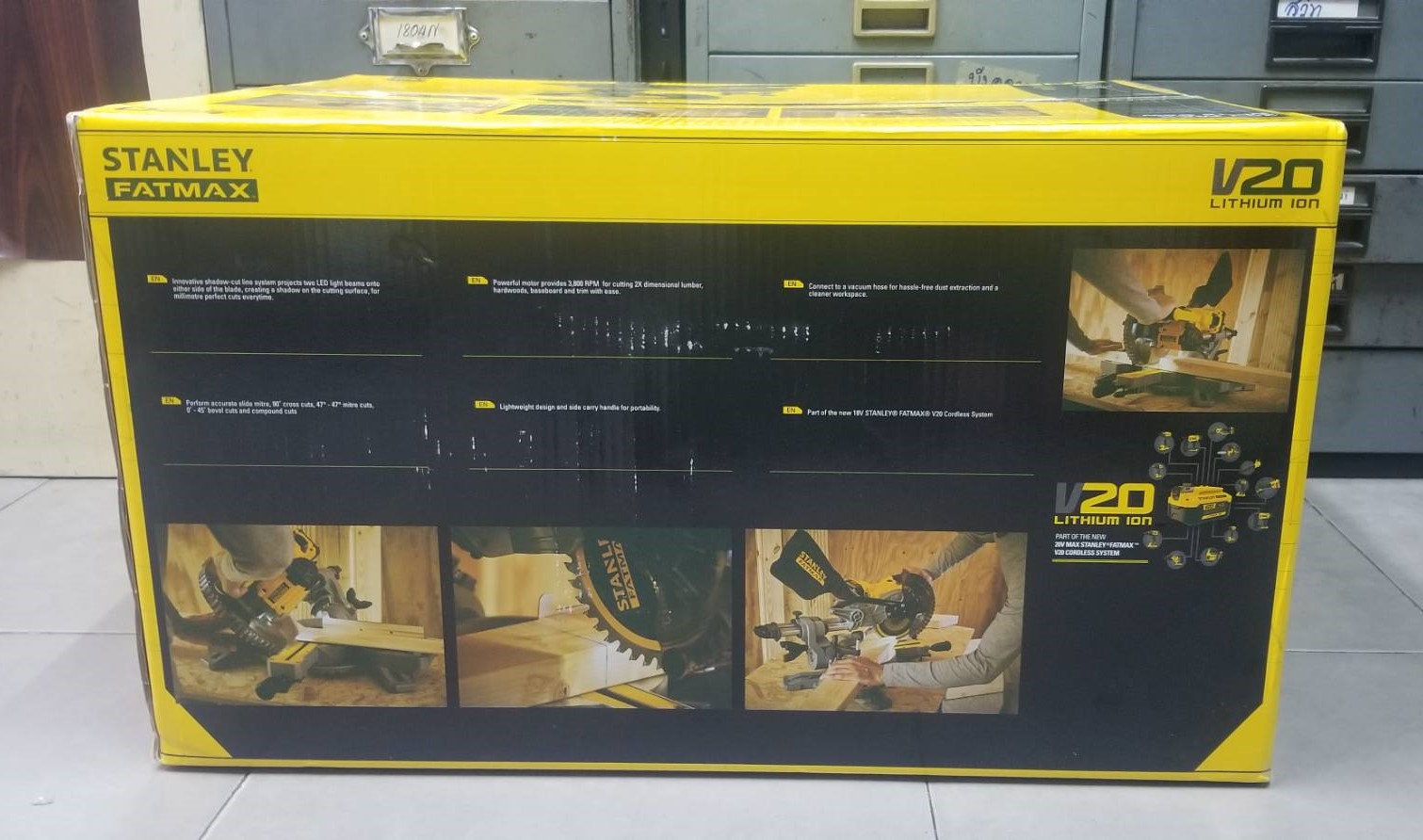 แท่นตัดองศา7" 20V SCM701 STANLEY ไม่รวมแบต ไม่รวมแท่นชาร์จ