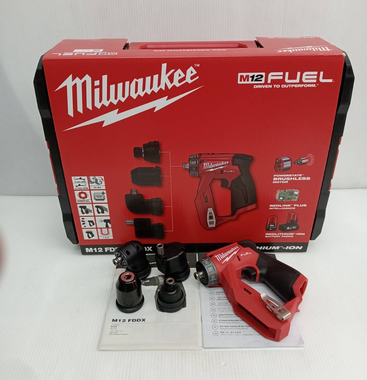 สว่านไขควงไร้สาย 12V M12 FDDXKIT-0X (เครื่องเปล่า) MILWAUKEE