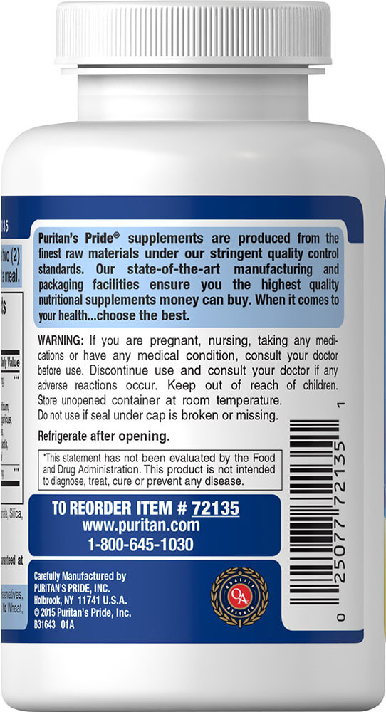 Puritan Probiotic 10 Acidophilus 20 Billiion 240 Capsules