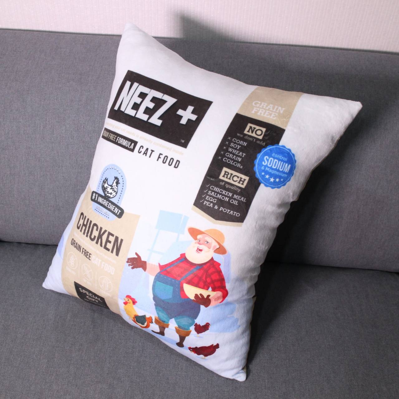 NEEZ+อาหารแมว นีซพลัส เกรนฟรี พรีเมี่ยมสำหรับน้องแมว 🐥สูตรแมวใหญ่ 10 กิโล 1950.- เหมาะกับแมวโต อายุ 4 เดือน-12 ปี (ฟรีส่ง)