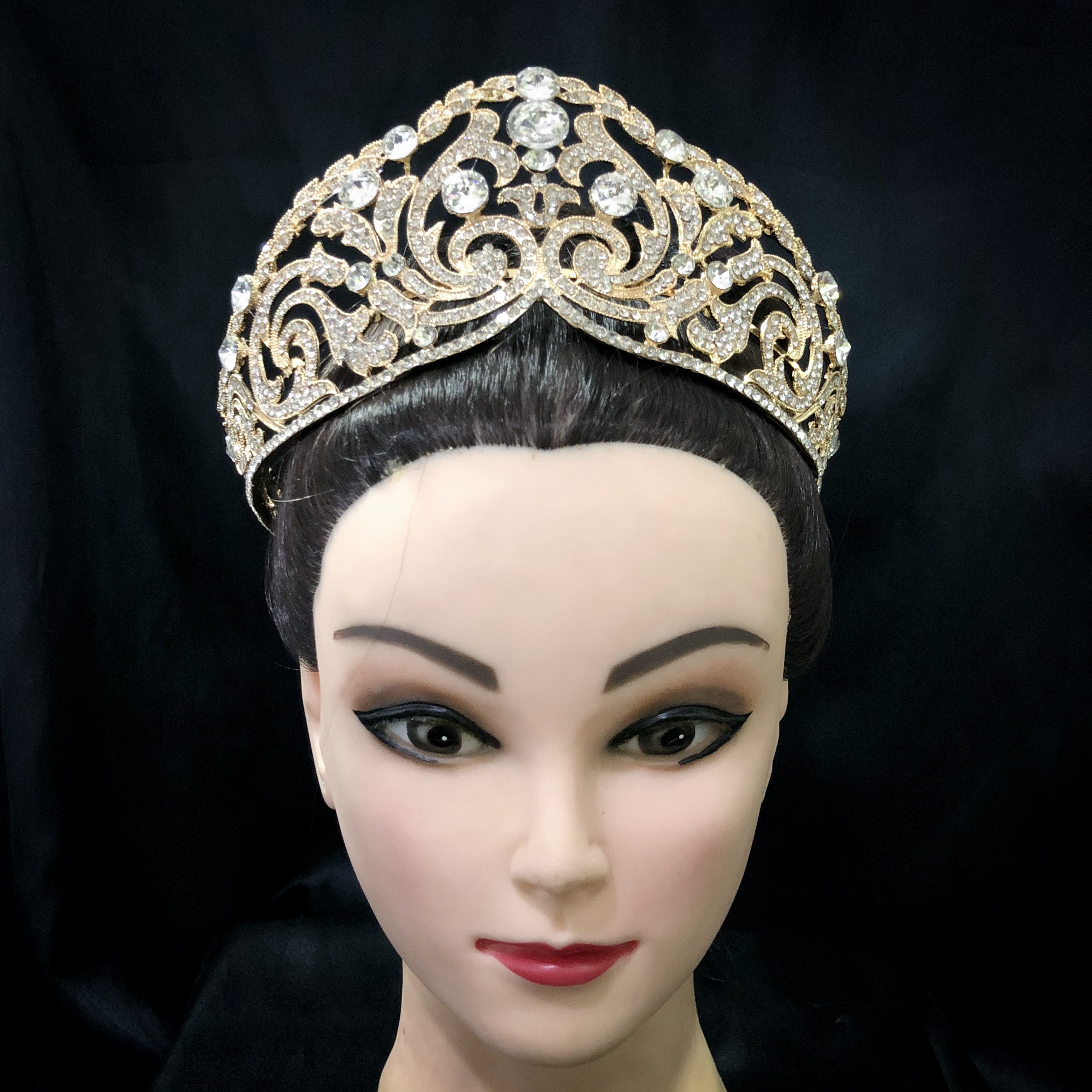 (พร้อมส่ง) เทียร่า 232 สีทอง