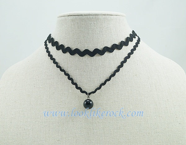 สายรัดคอแฟชั่น (Chocker) Punk