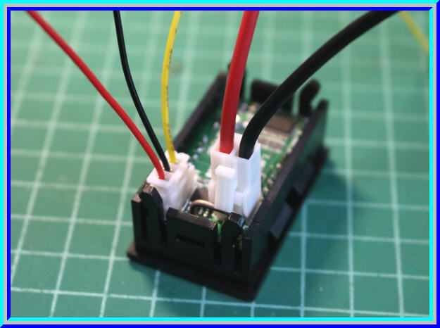 1x ดิจิตอลดีซีโวลต์แอมป์มิเตอร์ 0-100V 0-10A LED สีแดงน้ำเงิน(DCVoltmeter Ammeter)