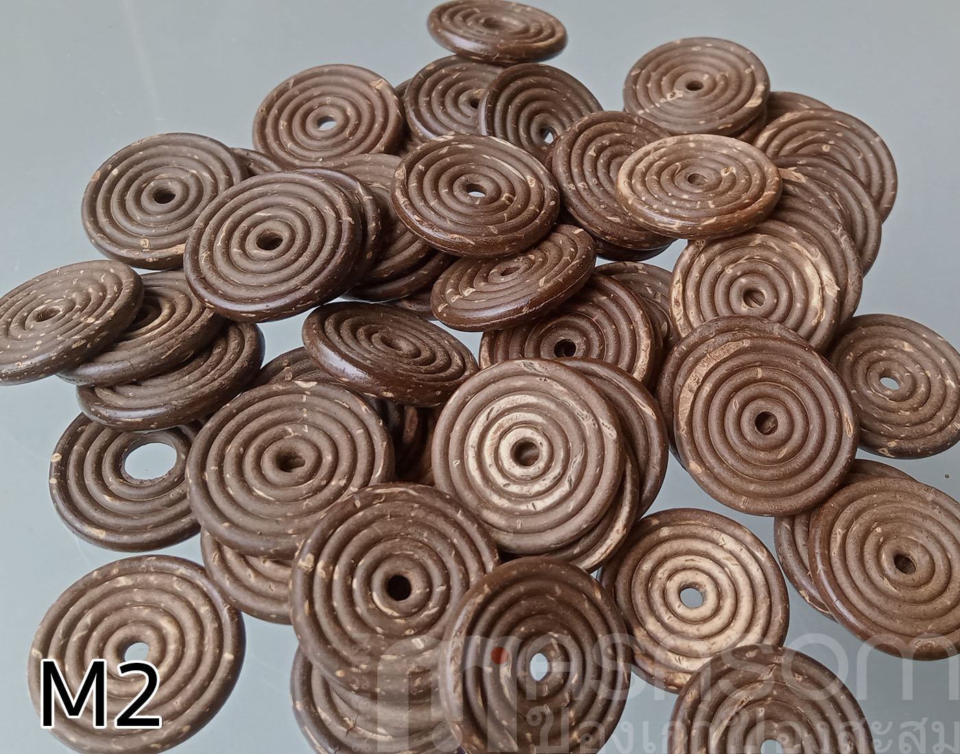 กระดุมกะลามะพร้าวรูเดียว