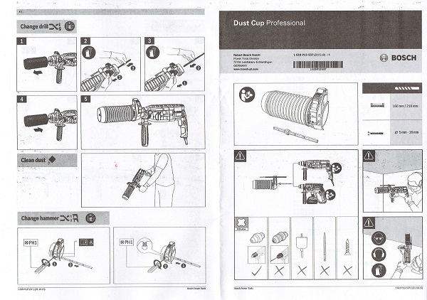 กระบอกเก็บฝุ่น Dust Cup BOSCH #1600A00D6H