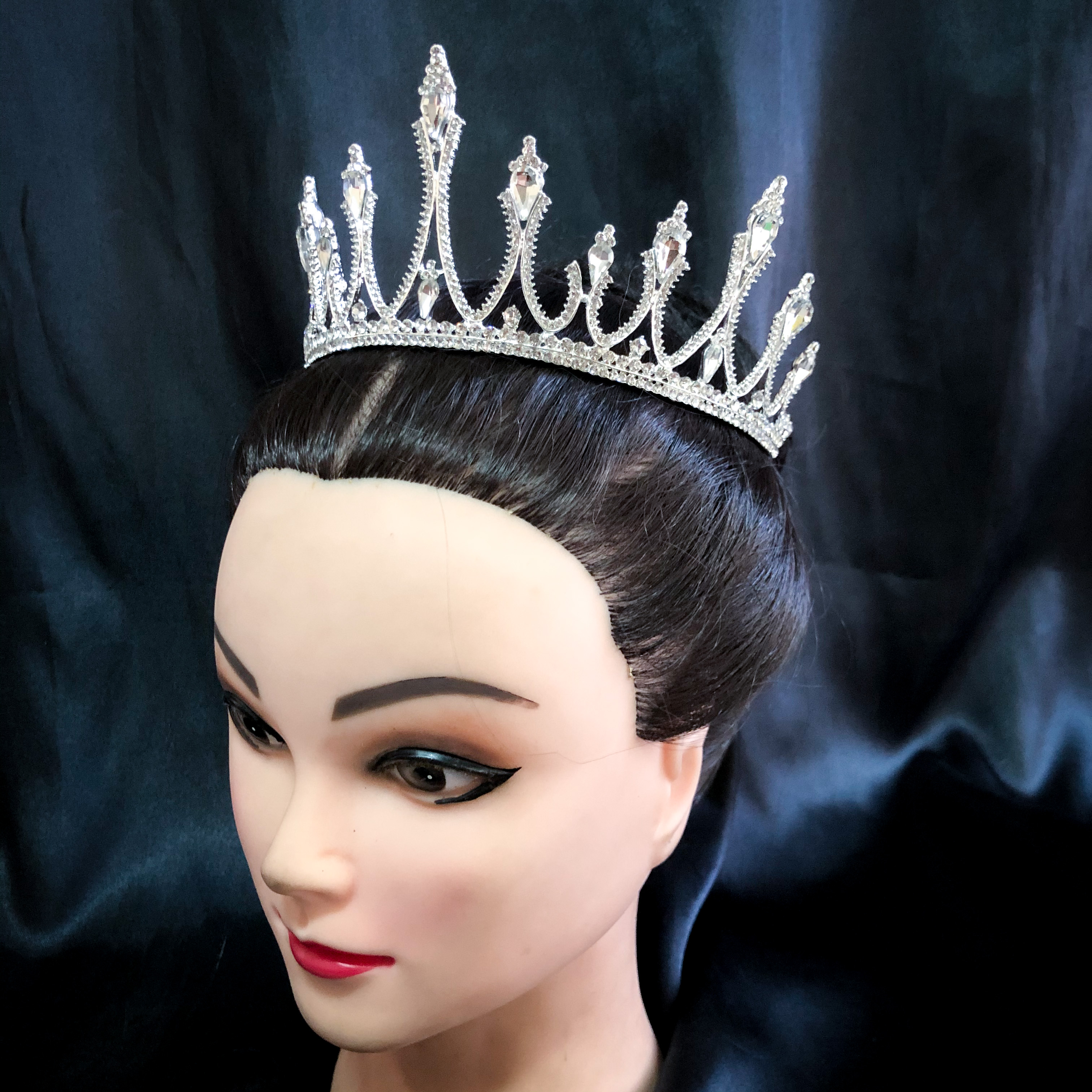 (พร้อมส่ง) เทียร่า 290 มงกุฎนางงาม มงกุฎเจ้าหญิง งานสวย ปราณีต QCเพชรทุกเม็ด สินค้าพร้อมส่งจากไทย