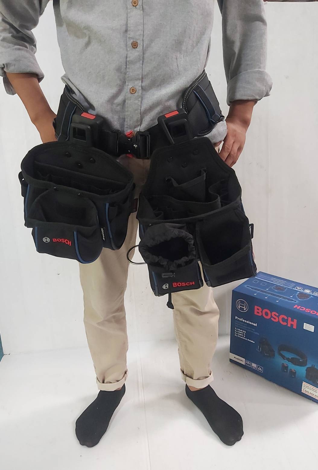ชุดเข็มขัดพร้อมกระเป๋าเครื่องมือช่าง PROCLICK TOOL KIT BOSCH