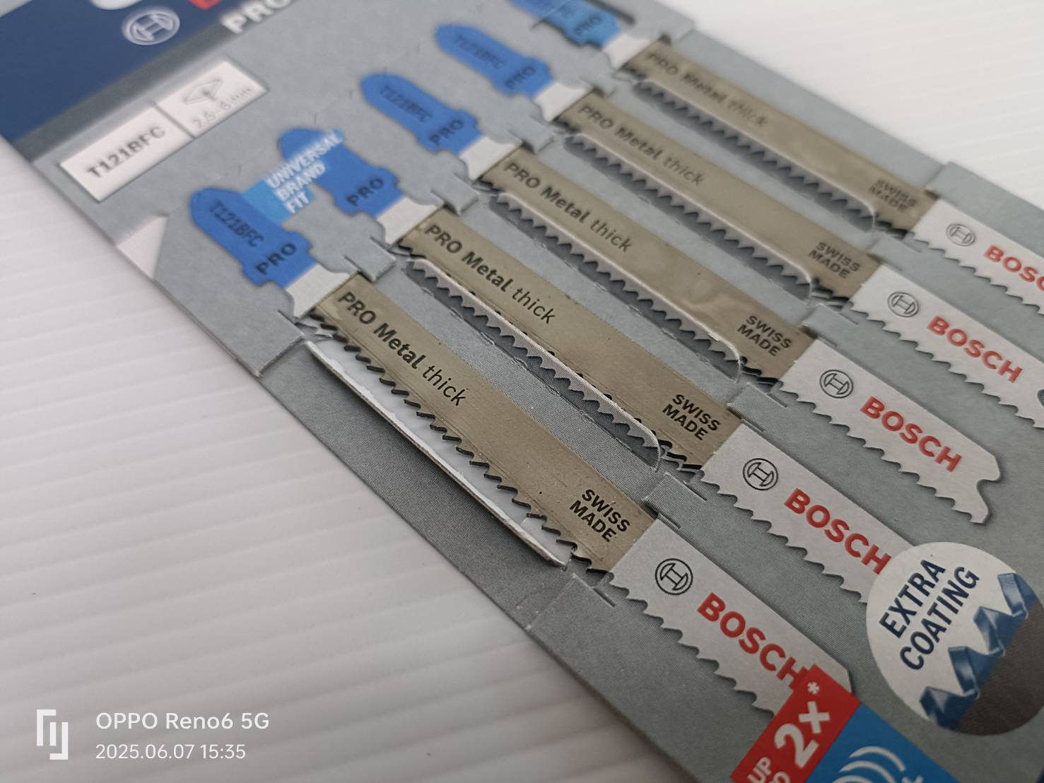 ใบเลื่อยจิ๊กซอว์ตัดสแตนเลส (5 ใบ/แพค) T121BFC BOSCH 2608655110