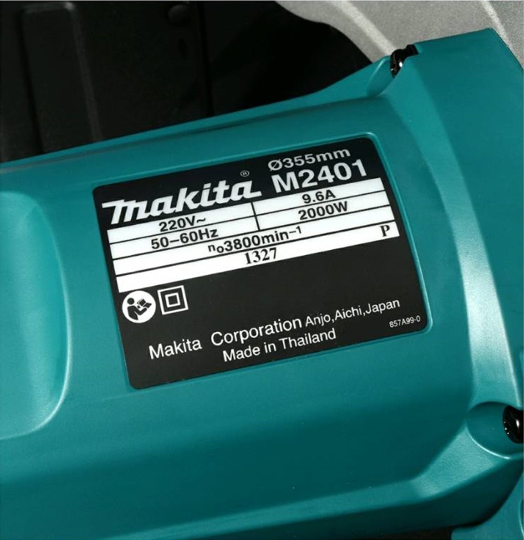 M2401B เครื่องตัดเหล็ก 14″ (355 มิล) 2,000 วัตต์ MAKITA (MT Series)