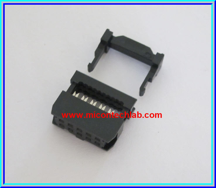 1x คอนเน็คเตอร์ IDC10 ตัวเมีย ระยะพิทซ์ 2.54 มม. IDC 10 PINS