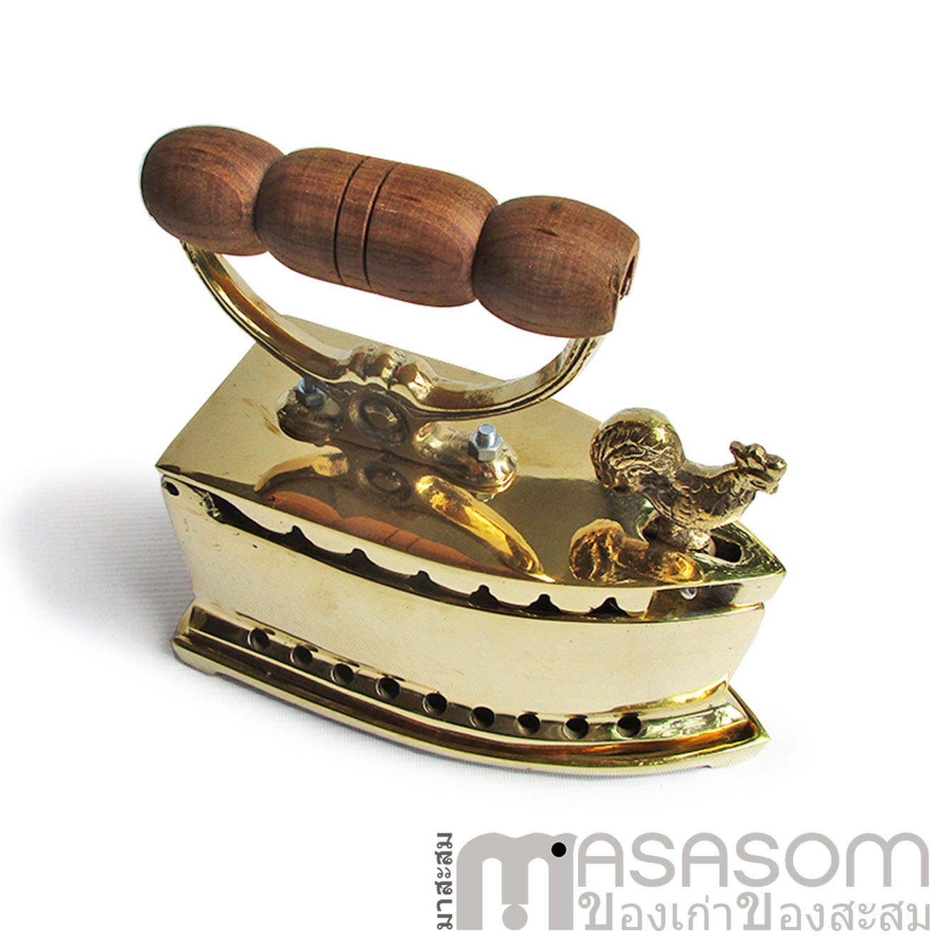 เตารีดทองเหลืองหัวไก่ 9 นิ้ว