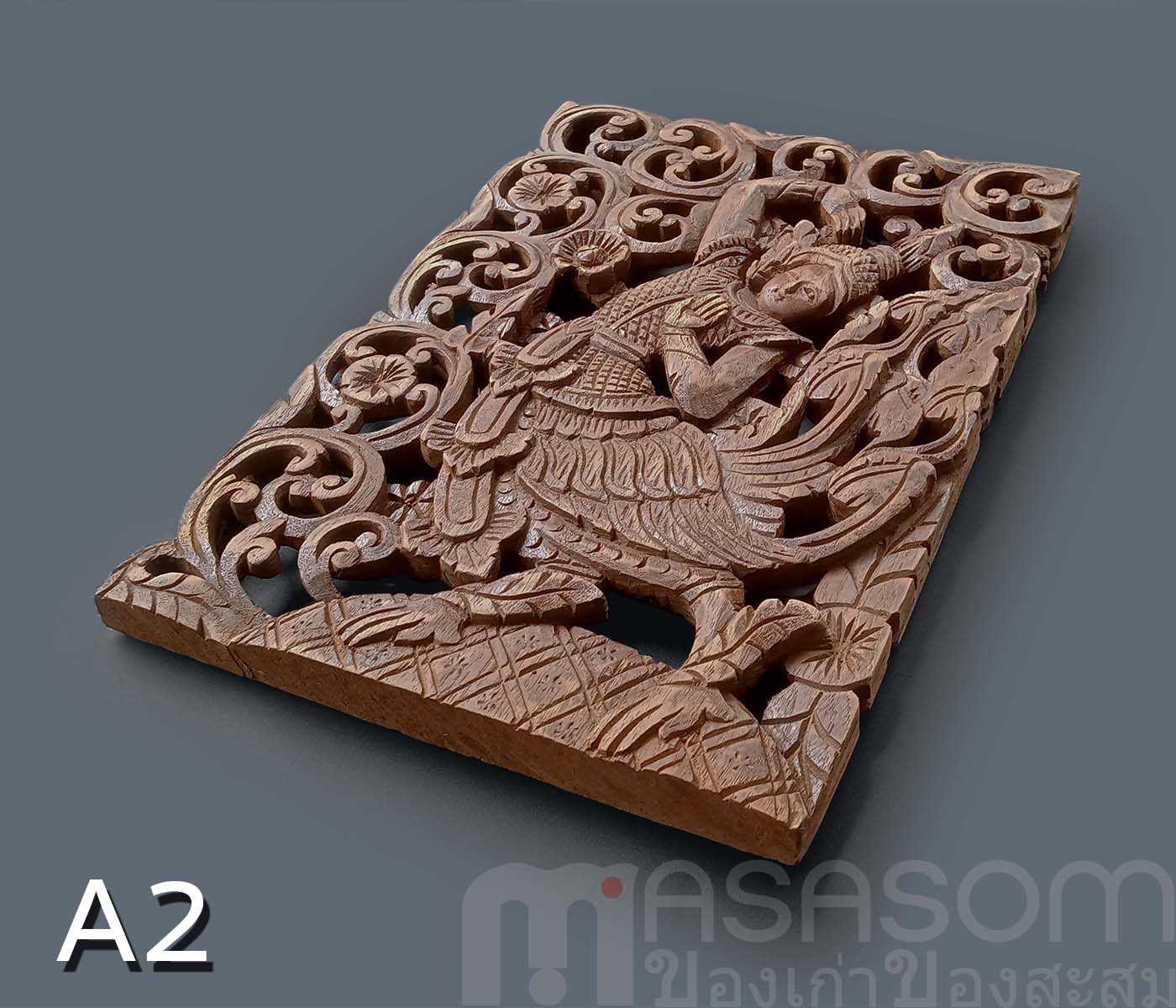 ไม้สักแกะสลักA2