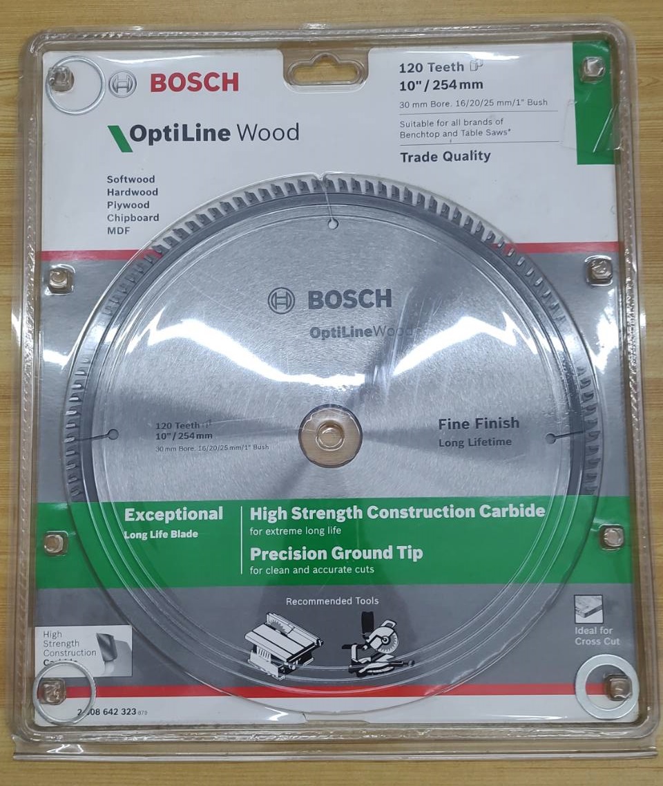 ใบเลื่อยวงเดือน10"X120T BOSCH
