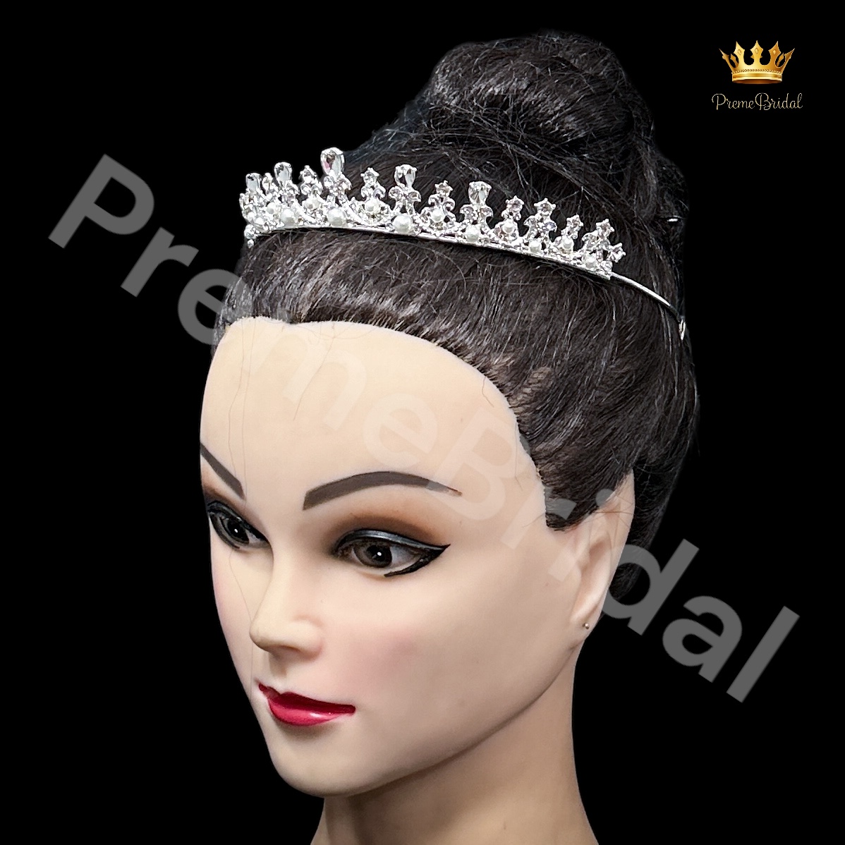 (พร้อมส่ง) เทียร่า 427 ครึ่งหัว งานเจ้าสาว งานสวย ปราณีต QCเพชรทุกเม็ด สินค้าพร้อมส่งจากไทย