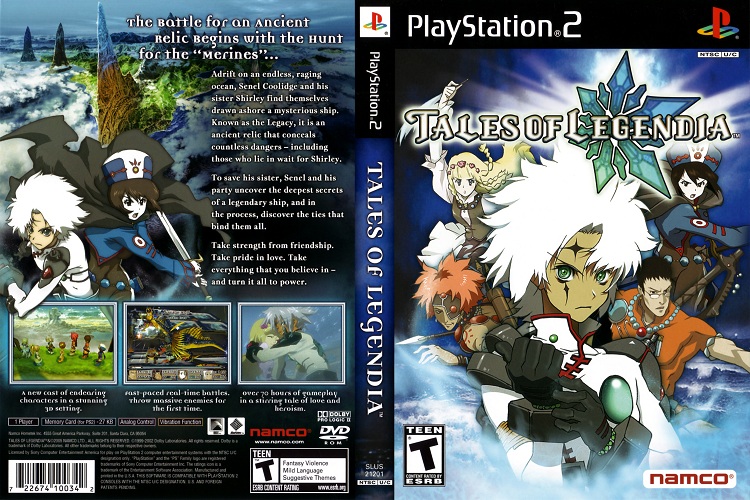 TALES OF LEGENDIA [US : DVD5 1 Disc]