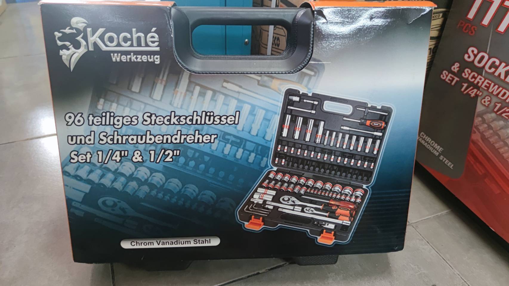 ชุดบล็อก1/4-1/2 Koche 96ชิ้น SI-9606(6PT)