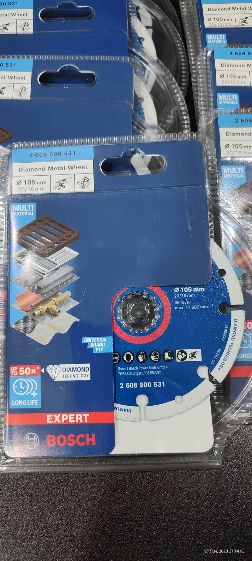 ใบเพชรตัดเหล็ก4" BOSCH #2608900531