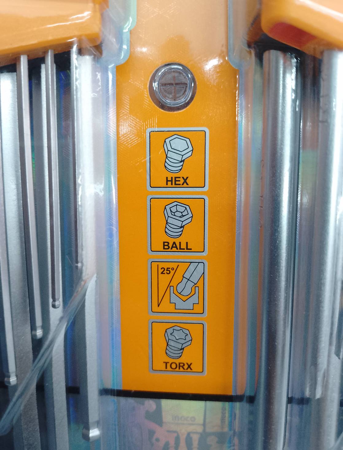 INGCO Combo Set ประแจหกเลี่ยม 9" HHKSET0271