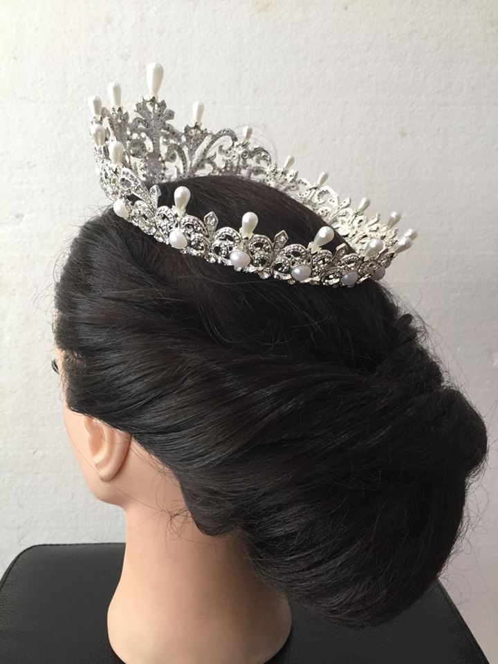 (พร้อมส่ง) มงกุฎ 019 สีเงิน