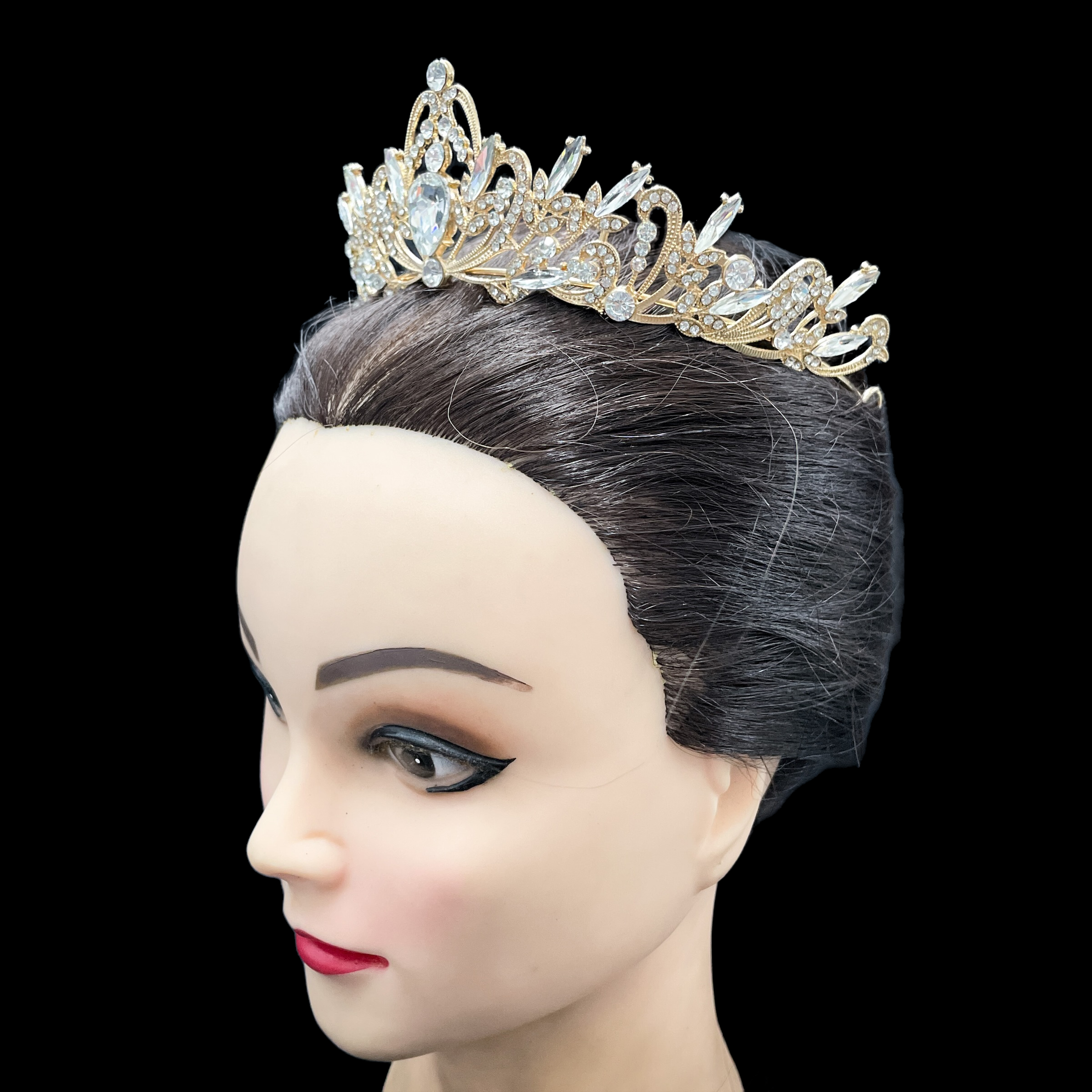 (พร้อมส่ง) เทียร่า 310 สีทอง งานสวย ปราณีต QCเพชรทุกเม็ด สินค้าพร้อมส่งจากไทย