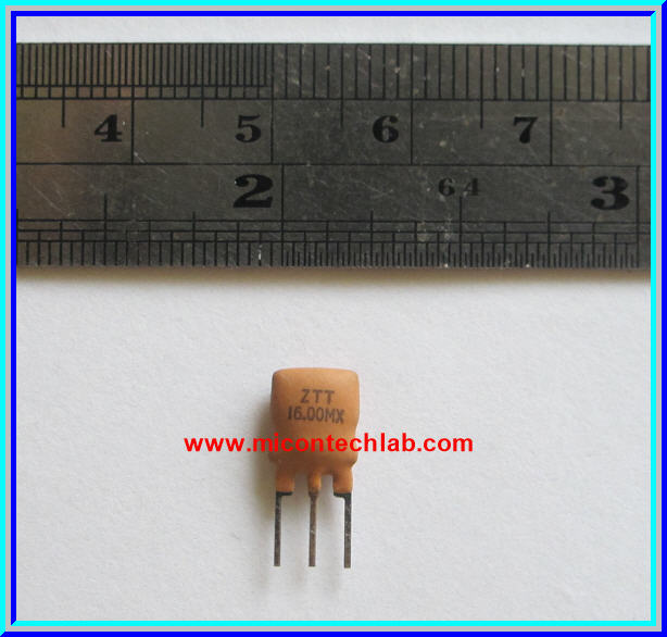 1x Ceramic Rosonator Crystal 16.00MHz For MCU Arduino PIC Clock