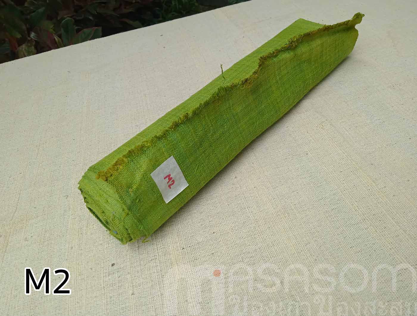 ผ้าใยกัญชงทอมือย้อมสี