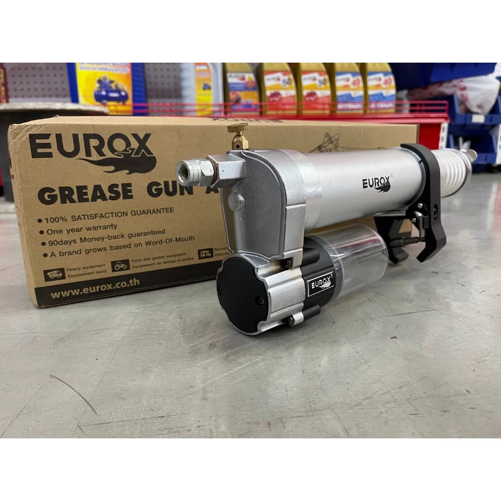 EUROX กระบอกอัดจารบี 18นิ้ว 400CC ต่อสว่าน GG01 (ไม่รวมสว่าน)