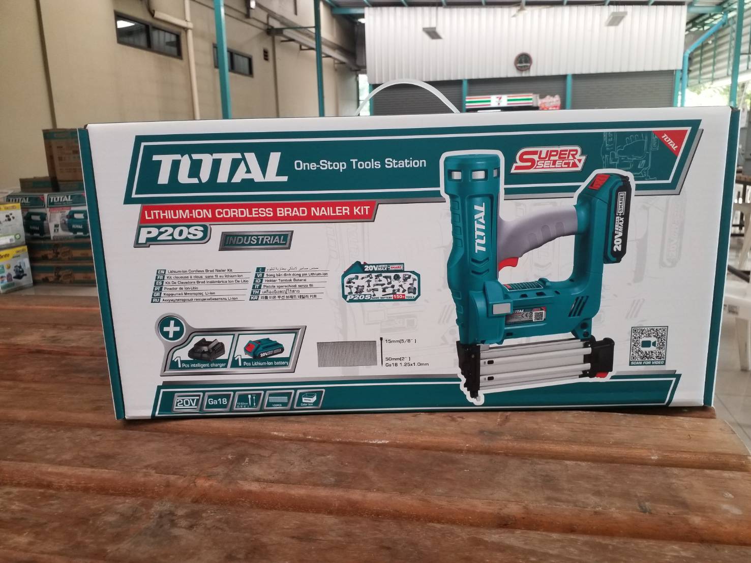 เครื่องยิงตะปู20V TCBNLI2016 TOTAL F15-F50