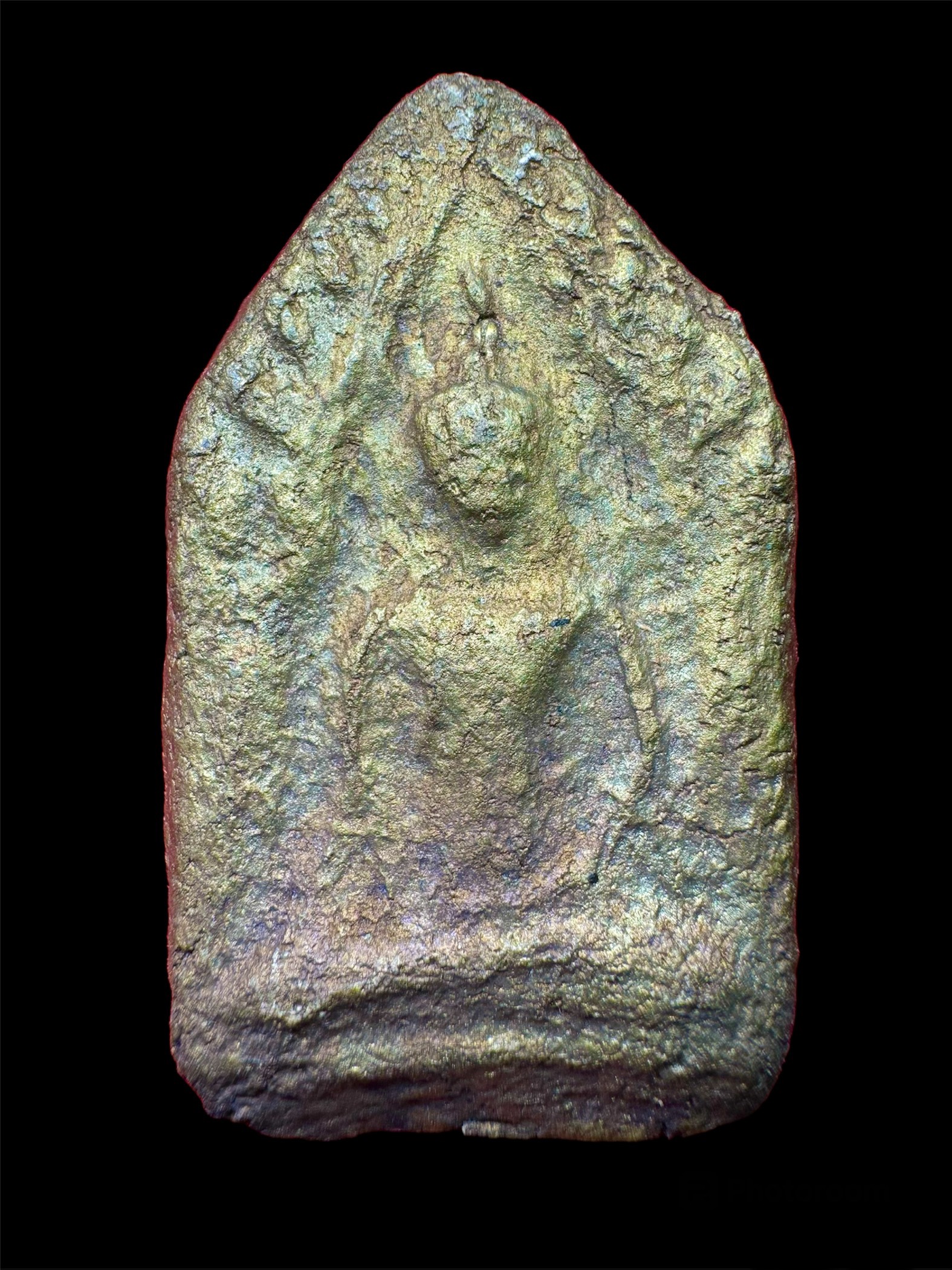 พระขุนแผนเนื้อผง ยุคแรก อุดกริ่ง หลวงปู่มหาศิลา สิริจันโท ออกวัดธาตุประดับ จ.ร้อยเอ็ด สุดยอดของดียุคแรกของหลวงปู่