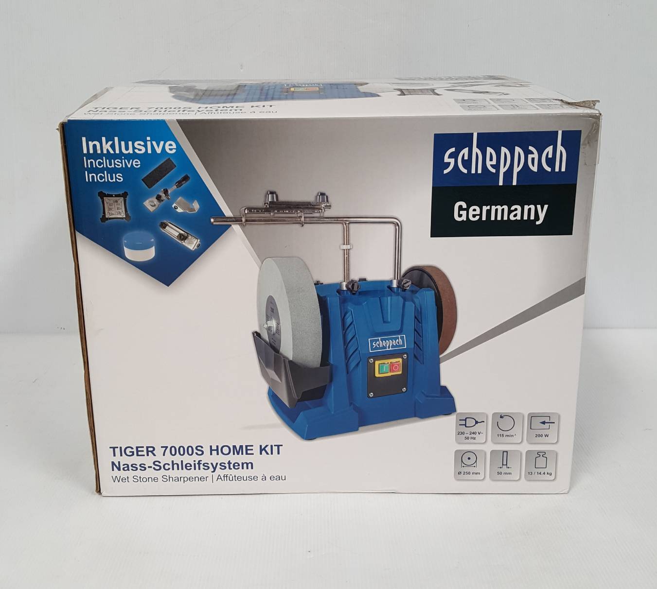 เครื่องลับใบมีดแบบเลี้ยงน้ำ TIGER 7000S SCHEPPACH