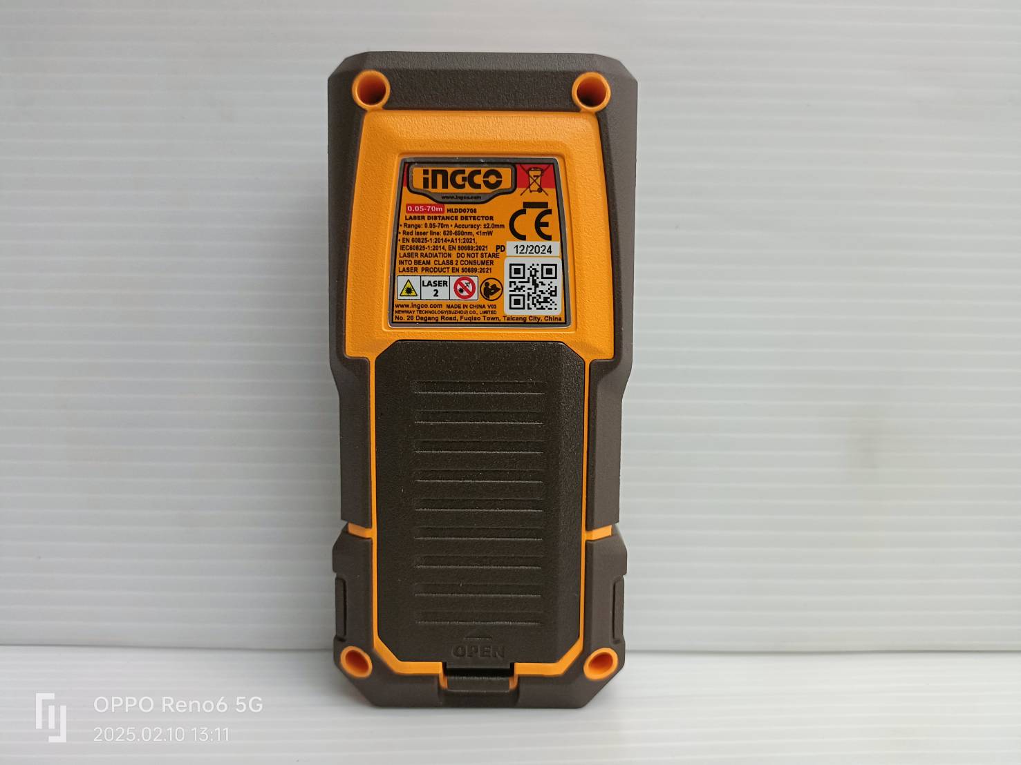 INGCO ชุดเลเซอร์วัดระยะ+ตลับเมตร รุ่น HLDD241201