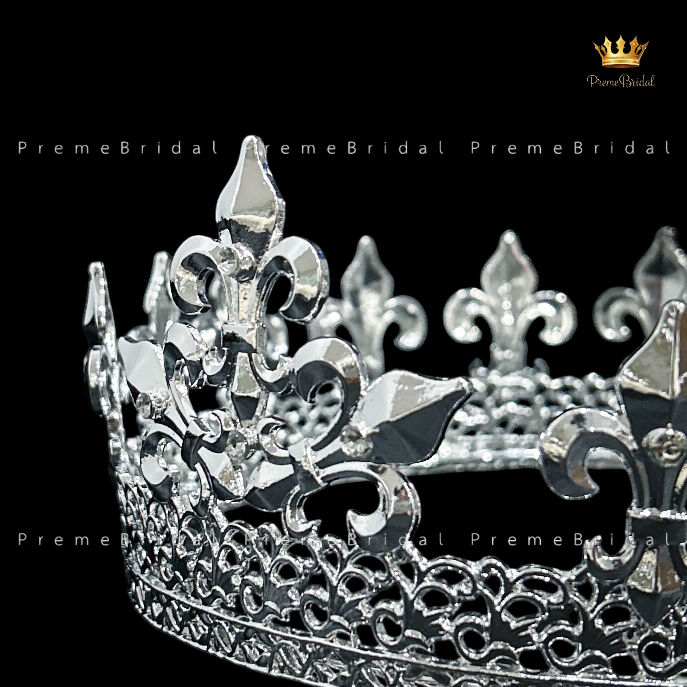 (พร้อมส่ง) มงกุฏผู้ชาย 086 สีเงิน เจ้าชาย พระราชา การประกวด สินค้าพร้อมส่ง ไม่ต้องรอนาน งานพรีเมี่ยม ส่งด่วนจาก จ.อุบลราชธานี