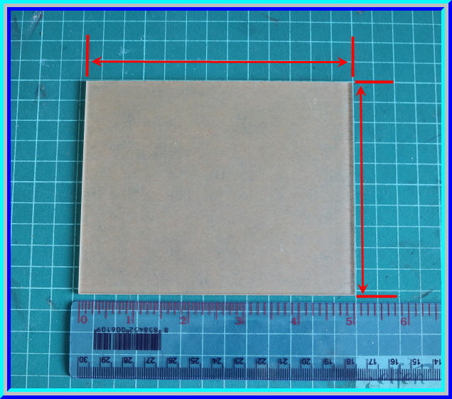 1x แผ่นอะคริลิคใส 4x5 นิ้ว หนา 2 มม (Acrylic Sheet)