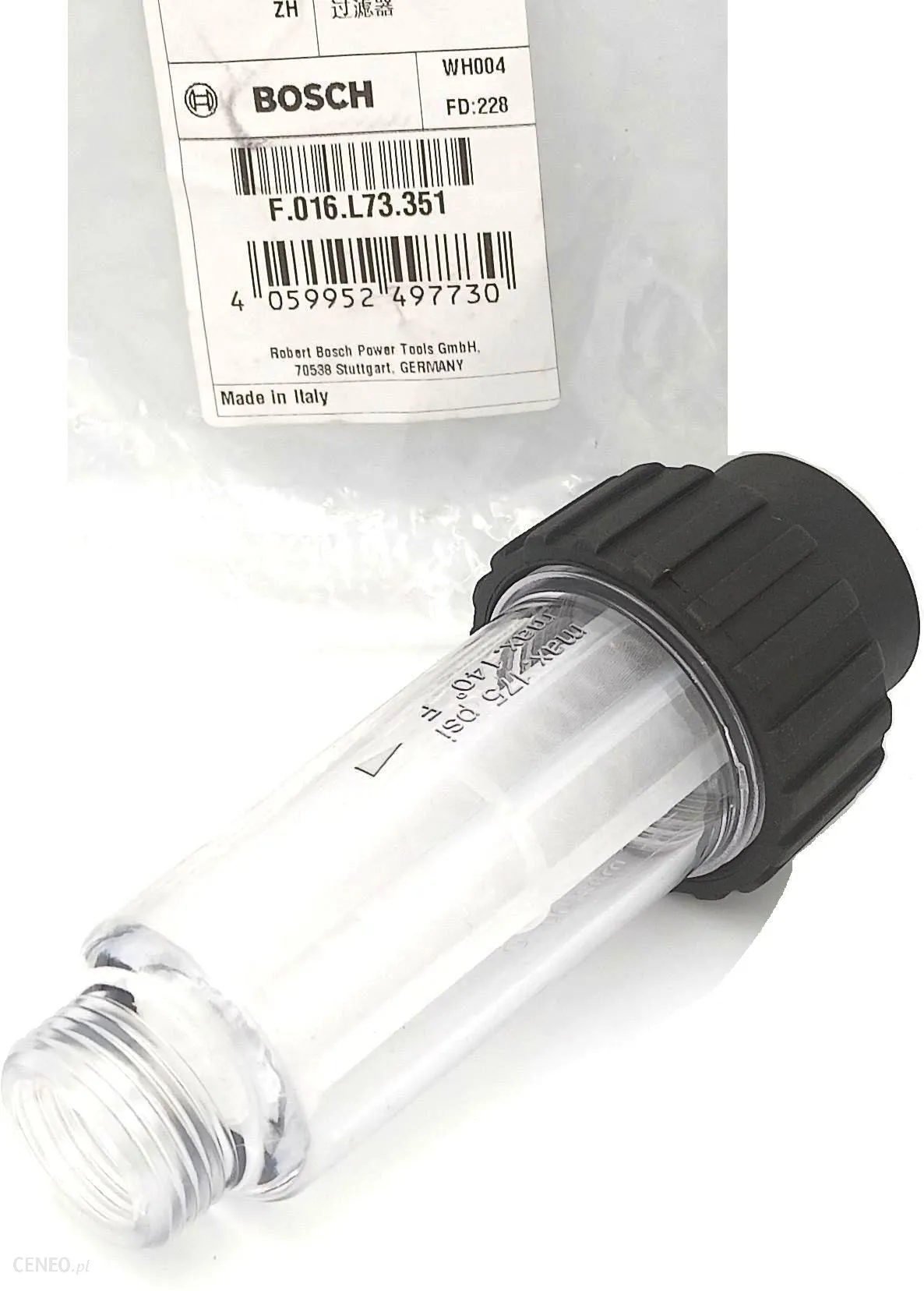 ฟิลเตอร์เครื่องฉีดน้ำ #511 GHP5-55,GHP5-65X,GHP5-75 BOSCH #F016L73351