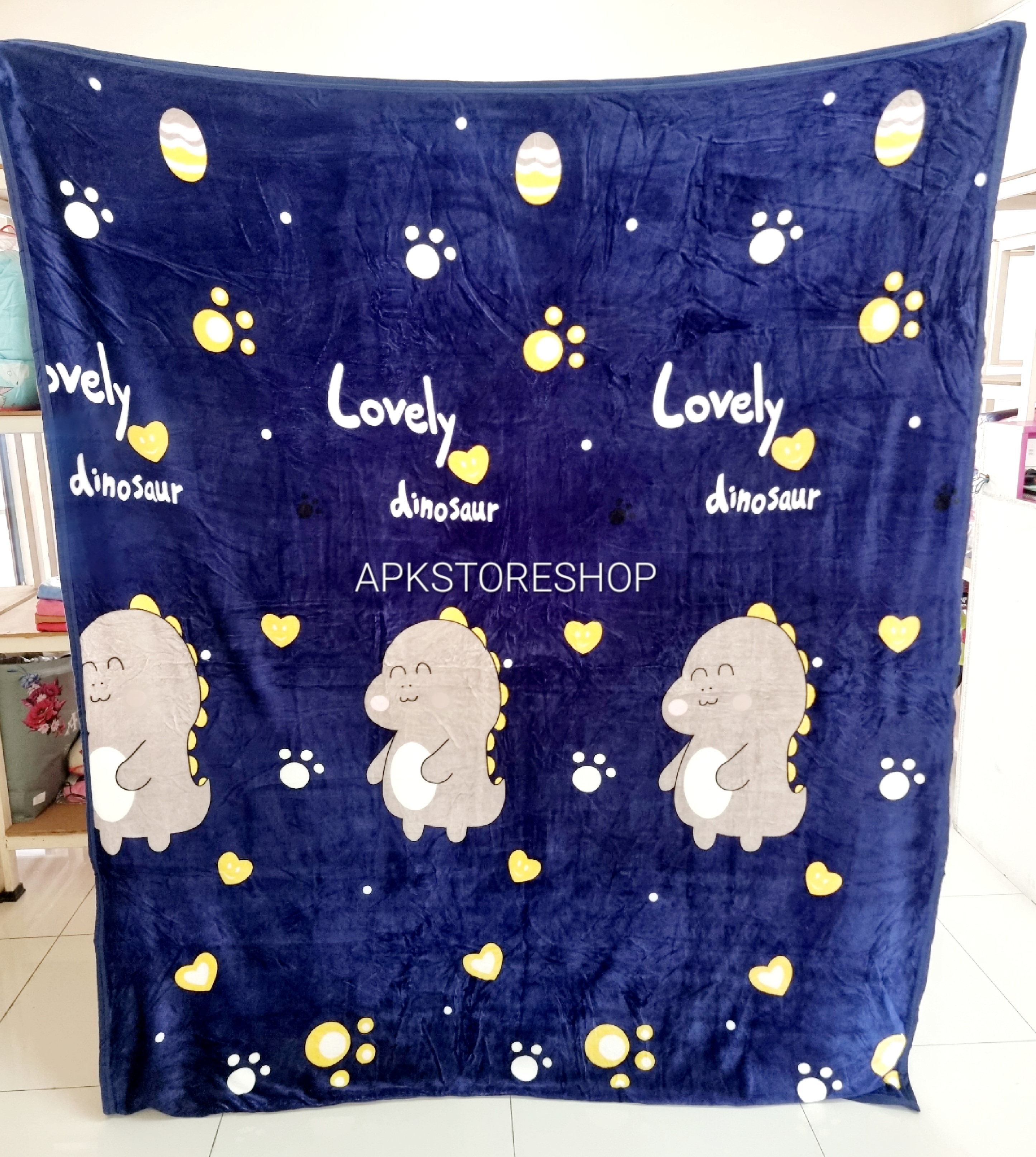 ขายส่ง ผ้าห่มนาโน แบบหนา #APK138-ลายการ์ตูน กุ๊นขอบ ส่ง 138 บาท