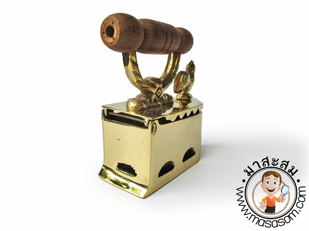 เตารีดทองเหลืองหัวไก่ขนาดเล็ก