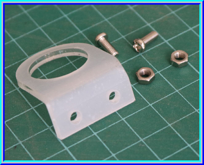 1x แท่นอะคริลิคสำหรับยึดเซ็นเซอร์อินฟาเรดตรวจจับวัตถุ