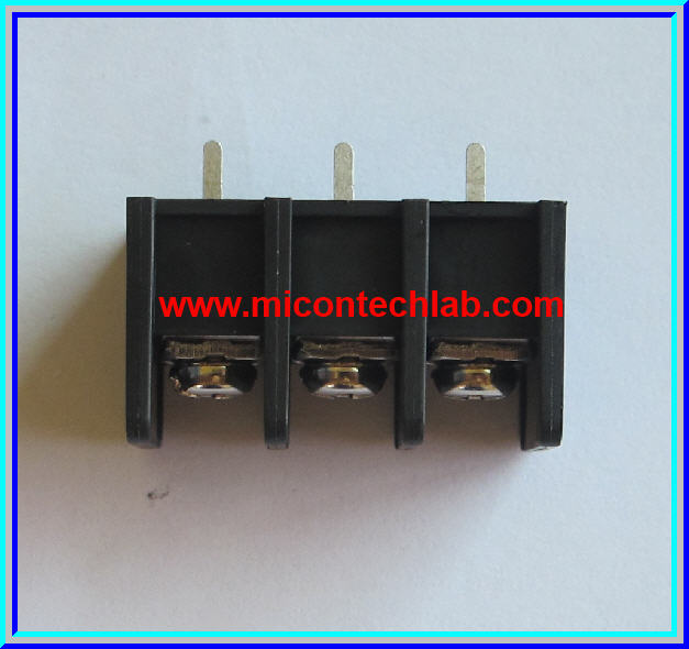 1x Terminal Block Connector 3 Pins 300V/25A Pitch 10.00mm Barrier Type