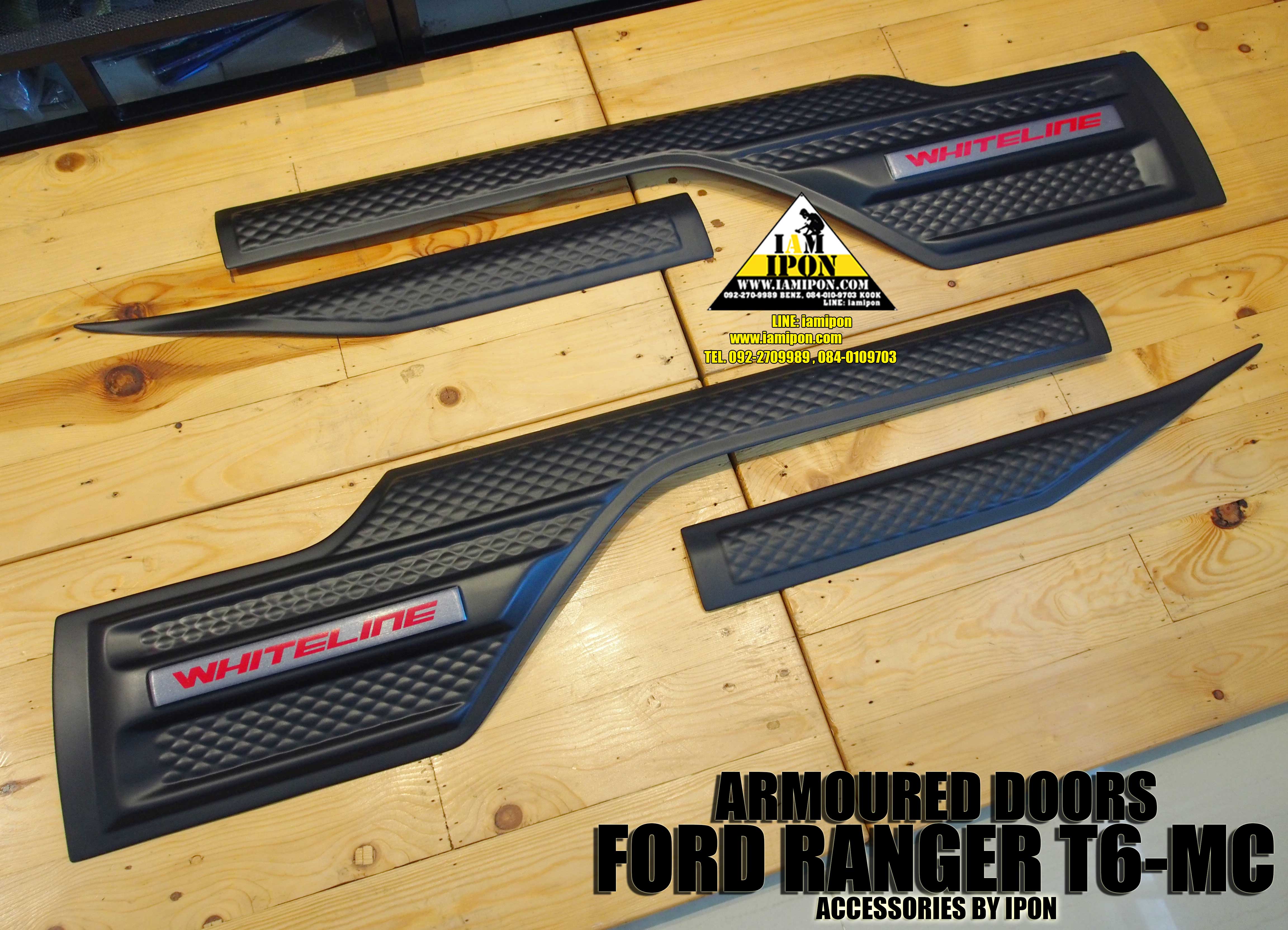 ARMOURED DOORS FORD RANGER T6-MC ชุดกาบประตูด้านบนฟอร์ดเรนเจอร์ T6-MC